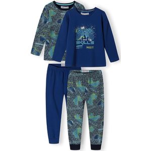 MINOTI Nachtkledij  donkerblauw / groen