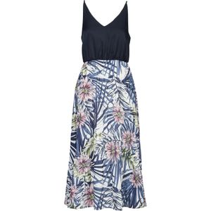 Dine'n'Dance Zomerjurk 'Yagmur'  nachtblauw / groen / rosa