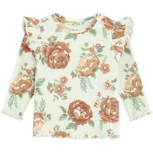 Cool Club Shirt  bruin / pastelgroen / donkergroen / wit