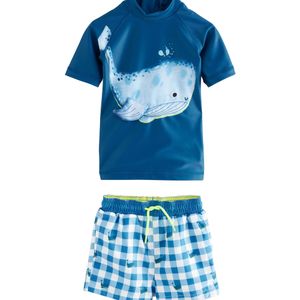 Next Set  navy / lichtblauw / wit