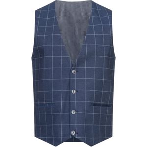 JEFF Gilet 'JFTate'  lichtblauw / donkerblauw