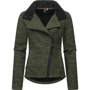 Ragwear Fleece jas 'Saskie'  groen / olijfgroen
