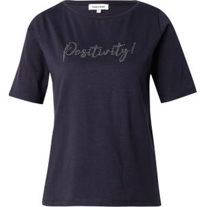 MORE & MORE - Shirt - Marine - Jersey - Kwartmouw