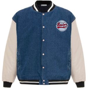 Dandalo Tussenjas  blauw denim / pastelblauw / rood / wit