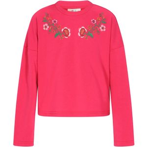 IZIA Sweatshirt 'Boho'  spar / oranje / fuchsia / watermeloen rood