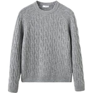 MANGO MAN Trui 'Maria'  donkergrijs