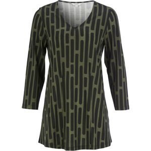 Cellbes of Sweden Tuniek  olijfgroen / zwart