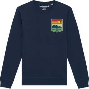Watapparel Sweatshirt ' Good Vibe '  navy / gemengde kleuren
