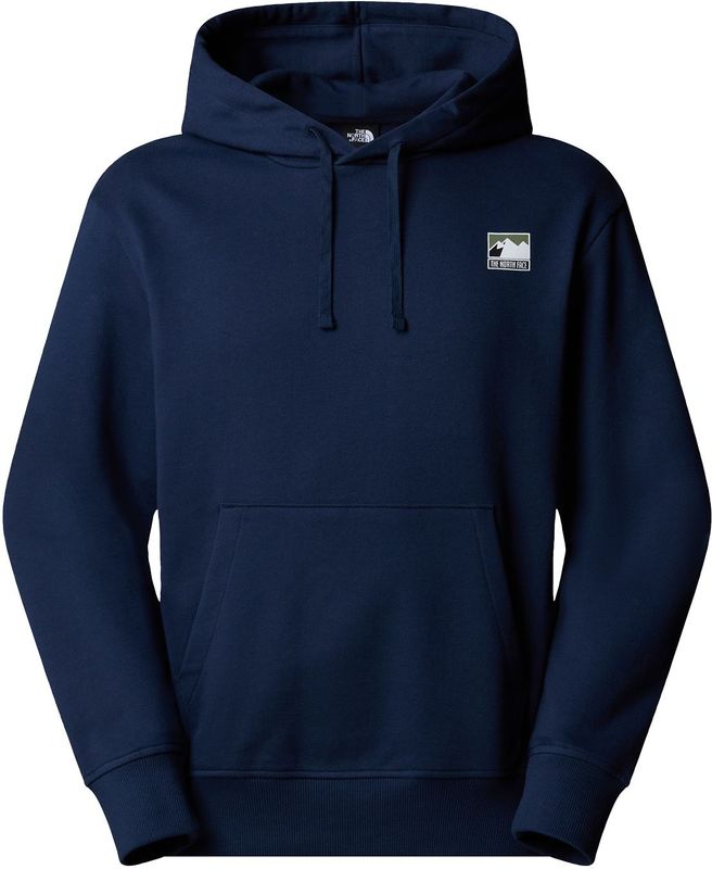 The North Face - Mountain Logo Relaxed-hoodie - Summit Navy - Heren