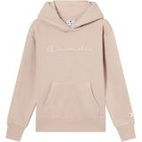 Champion - Sweatshirt - Lichtbruin - Capuchon met Trekkoord - Lange Mouw