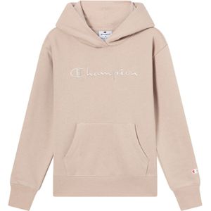 Champion - Sweatshirt - Lichtbruin - Capuchon met Trekkoord - Lange Mouw