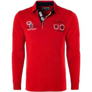 Carisma - Poloshirt - Rood - Lange Mouwen - Regular Fit