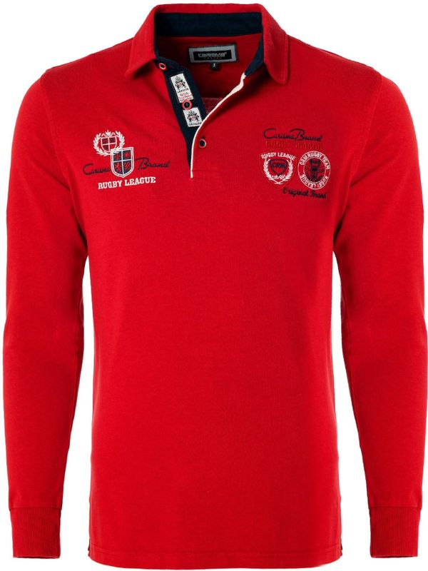 Carisma - Poloshirt - Rood - Lange Mouwen - Regular Fit