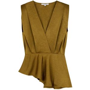 Scalpers Tricot ' '  donkerbeige / mosterd