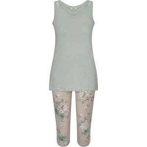 Goldenbay Pyjama 'Scabiosa'  groen / mintgroen / gemengde kleuren