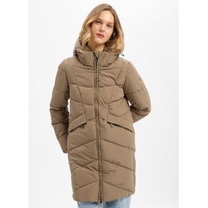 Marie Lund Tussenmantel  lichtbruin