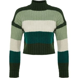 Trendyol Trui  petrol / pastelgroen / donkergroen / wit