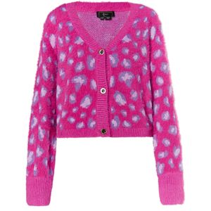 faina Gebreid vest  lila / pastellila / pink