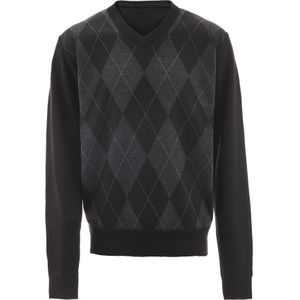 Colina Trui  grijs / zwart / wit