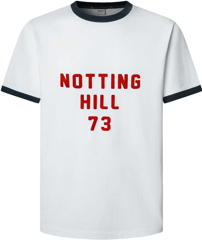 Pepe Jeans Shirt 'Notting Hill'  nachtblauw / rood / wit