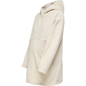 Only - Maternity Sweatvest - Lichtgrijs - Teddy - Capuchon