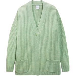 MADELEINE Gebreid vest  mintgroen