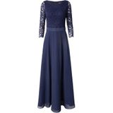 SWING - Avondjurk - Marine - Lang/maxi - Getailleerd - Driekwart Mouw