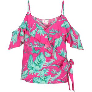 ebeeza Blouse  groen / jade groen / pink