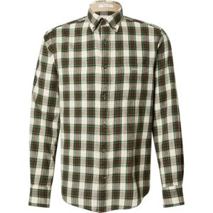 GANT Overhemd  crème / ecru / groen