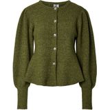 PIECES Gebreid vest 'PCAnnie'  olijfgroen