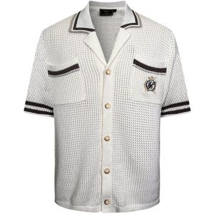 SikSilk Overhemd  ecru / bruin