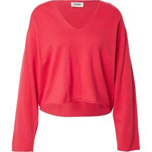 DRYKORN - SOMAIJA - Trui - Knalrood - V-hals - Lange Mouw