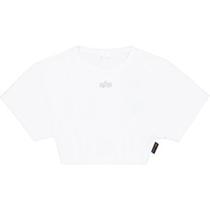 ALPHA INDUSTRIES Shirt  grijs / wit