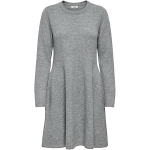 JDY Gebreide jurk 'Rosemary'  grijs