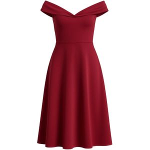 WOMAN VISION Cocktailjurk  donkerrood