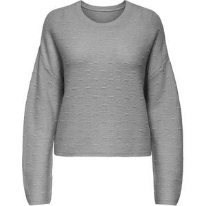 ONLY Trui 'ONLKATIA'  grijs gemêleerd