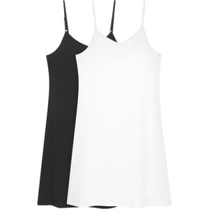 Next Onderhemd  zwart / wit