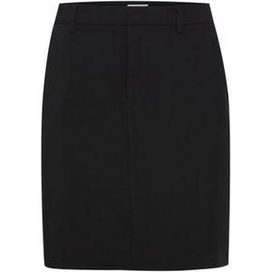 PULZ Jeans Rok 'BINDY'  zwart