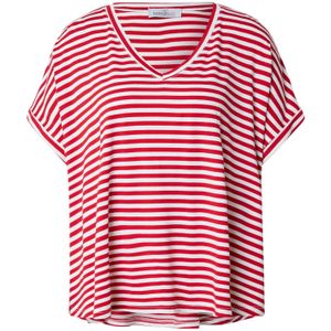 Zwillingsherz Oversized shirt  rood / wit