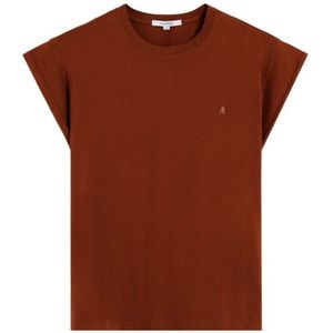 Scalpers Shirt 'Scplainskull'  donkerrood