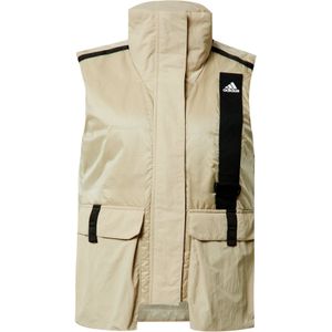 ADIDAS TERREX Sportbodywarmer  ecru / zwart / wit