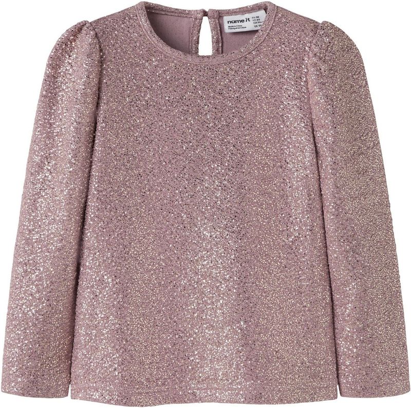 Top - Regular Fit - Lange Mouwen - Glitter Detail