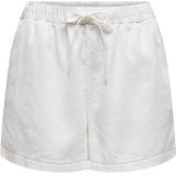 ONLY - ONLCARO - Broek - Wit - Loosefit - Kort