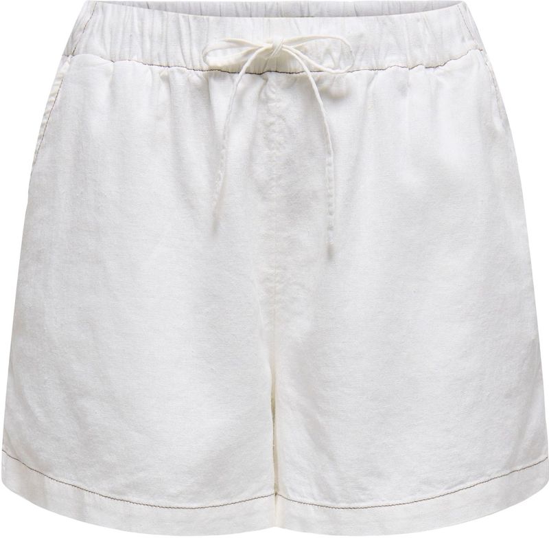 ONLY - ONLCARO - Broek - Wit - Loosefit - Kort