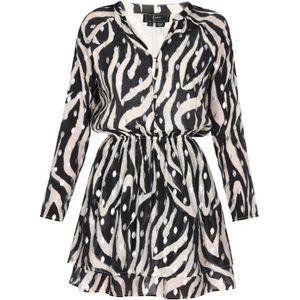 faina Blousejurk  zwart / wit