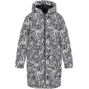 faina Tussenmantel  zwart / wit
