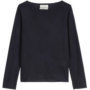 Marc O'Polo - Trui - Donkerblauw - Slanke Pasvorm - Lange Mouw