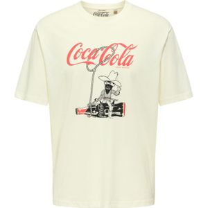 Only & Sons Shirt 'ONSCOLA'  ivoor / rood / zwart