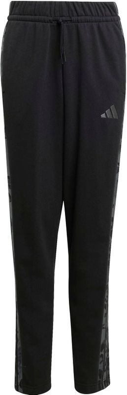 Sportbroek - Zwart - Sweatstof - Regular Pasvorm