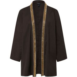 Ulla Popken Kimono  bruin